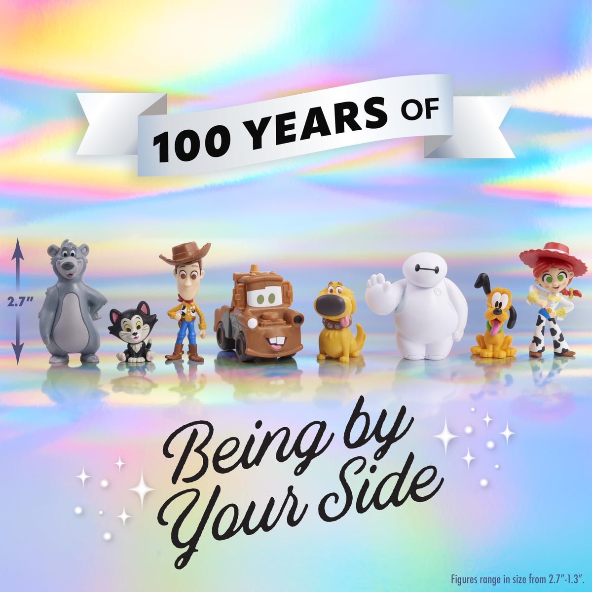 Just Play Disney100 Mater figure for road-trip adventures and buddy moments.