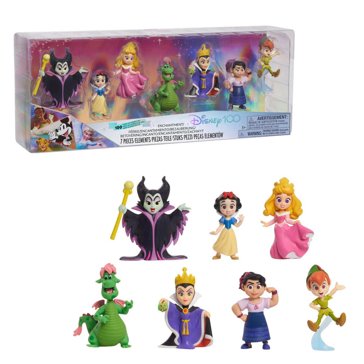Just Play Disney100 Snow White figure for shelf display and playful storytelling.