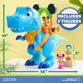 Donald Duck 3-inch figure included for mixed-character playtime.