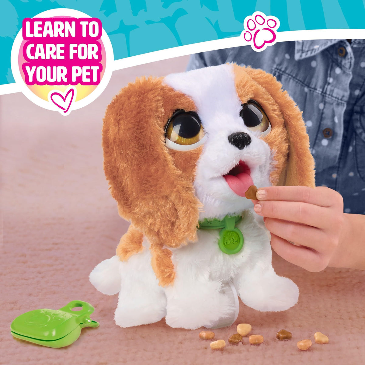 Just Play furReal Poop-A-Lots Cavalier King Charles Spaniel performs playful poop action for giggles.