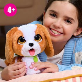 Just Play furReal Poop-A-Lots Cavalier King Charles Spaniel includes a scoop for tidy pretend cleanup.