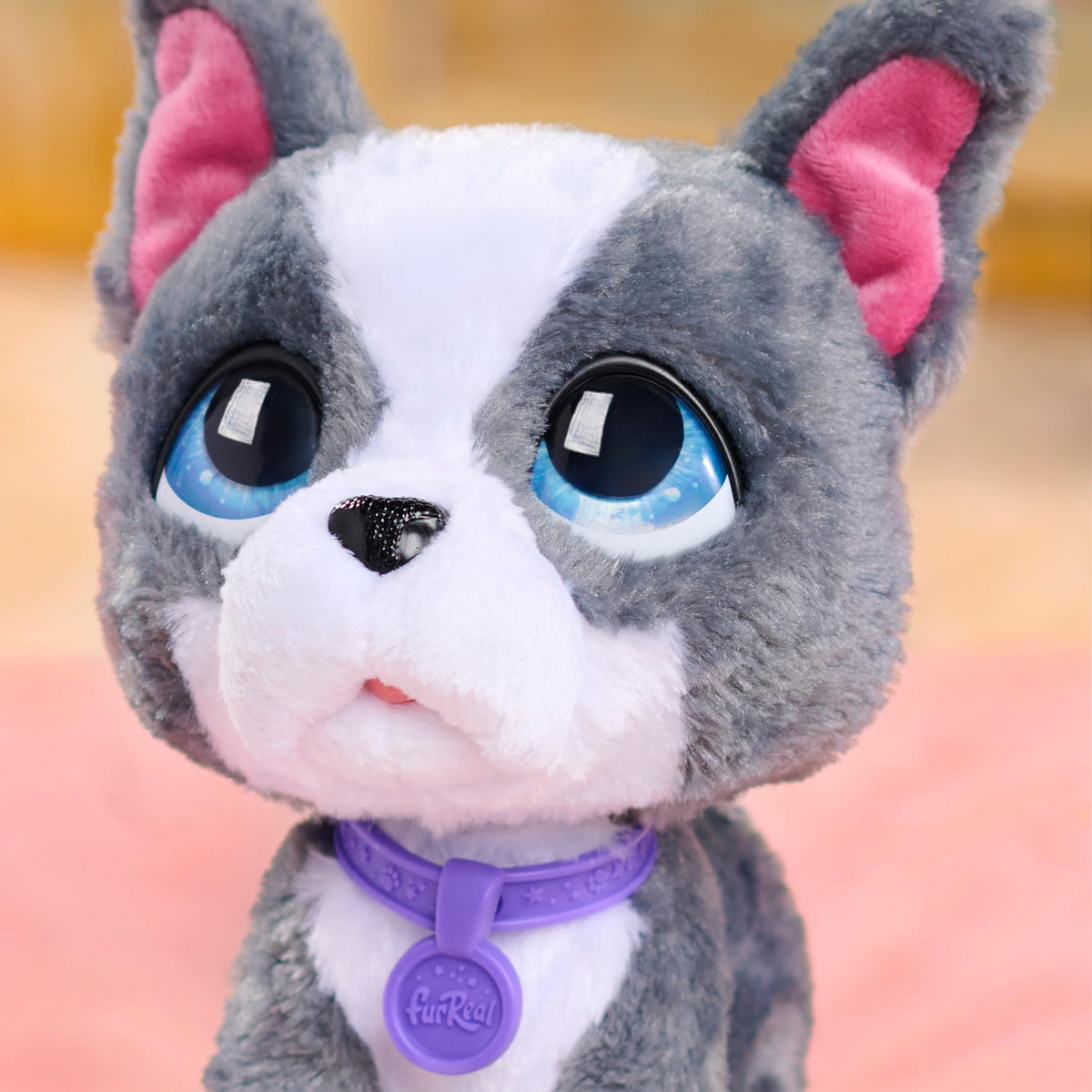 Just Play FurReal Walk-A-Lots French Bulldog walking motion with a bouncy stroll