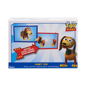 Just Play green collar Slinky Dog toy mirrors classic Toy Story design.
