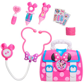 Just Play Minnie Bow-Care doctor bag for imaginative care play.