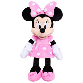 Just Play Minnie Mouse plush front view, ideal for cuddles and imaginative play.