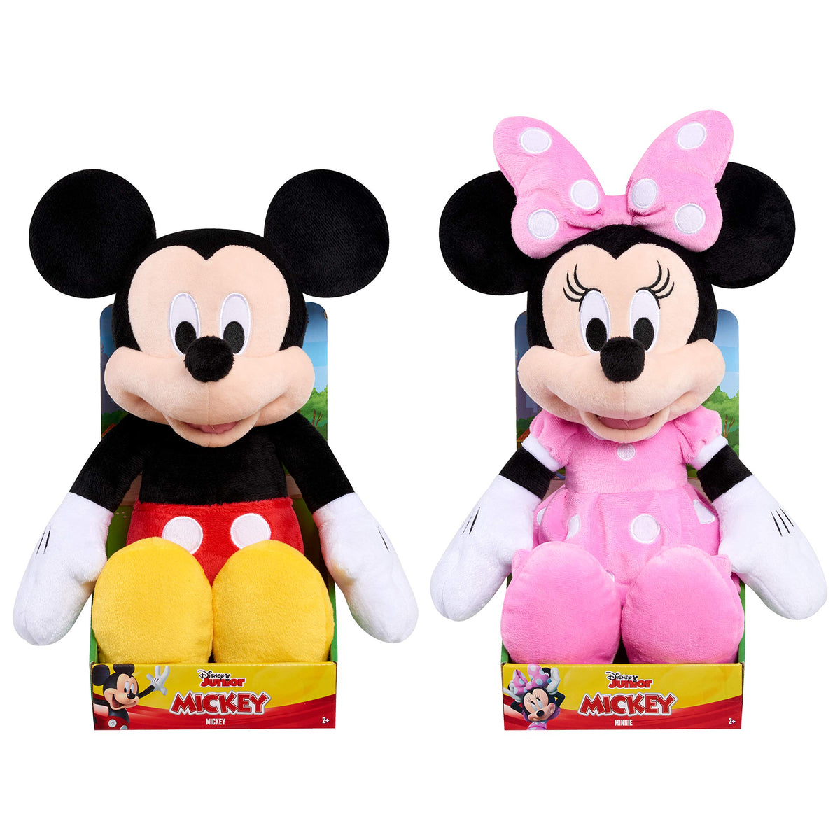 Just Play Minnie Mouse plush in-hand feel, great for bedtime routines and calm moments.