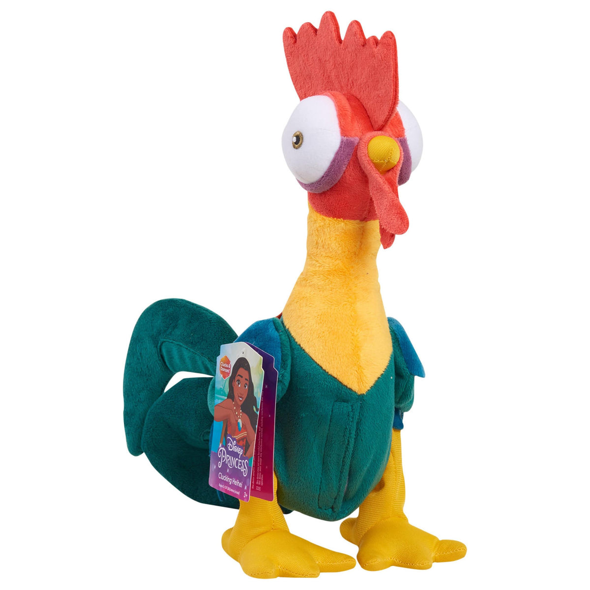 Just Play Moana Hei Hei 11-inch dancing plush for imaginative play and cuddles