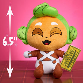 Just Play Oompa Loompa plush embroidered face expression.