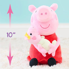 Just Play Peppa Pig Big Sis Plush in a family-play setting