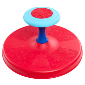 Just Play Sit 'n Spin handle offers easy grip for confident spins