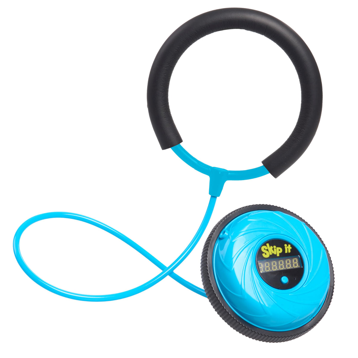 Just Play Skip It blue packable toy for family outdoor competitions.