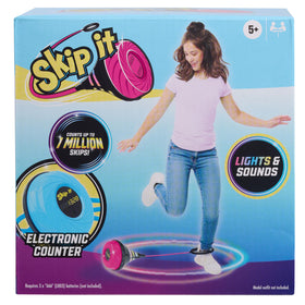 Just Play Skip It pink family competition invites friends for friendly rounds.