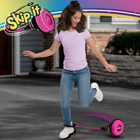 Just Play Skip It pink sound effects add retro excitement.