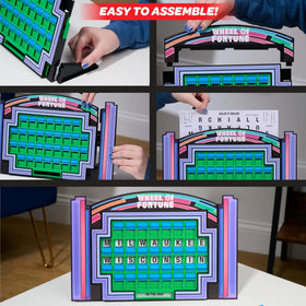 Just Play Wheel of Fortune Deluxe Game puzzle-board-feet stabilize play surface.