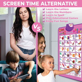 Just Smarty learning poster helps with numbers and spelling through playful interaction
