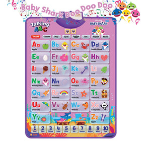 Just Smarty Pinkfong BabyShark numbers poster promotes counting skills in a colorful, engaging way.