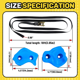 Just.smile 10ft ratchet belts enable quick, versatile setup on most trees for backyard adventures.