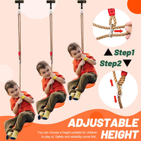 Just.smile child swing supports up to 330 lbs for sturdy family use