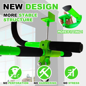 Just.smile doorway gym tools provide quick, tool-free installation for home use.