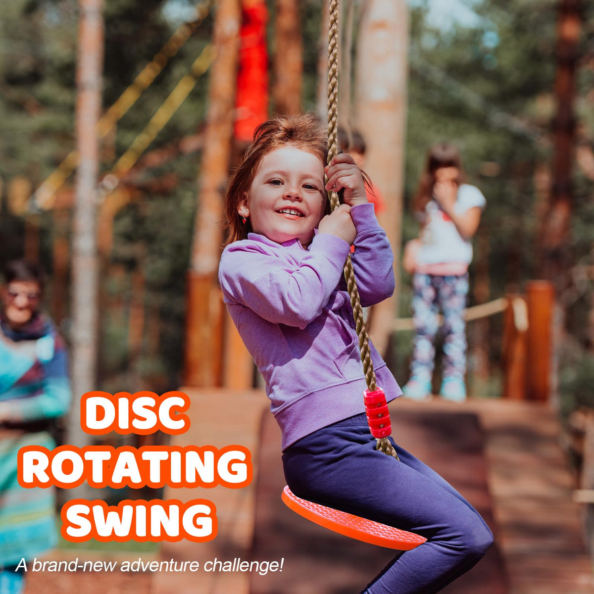 Just.smile kids’ swing for indoor and outdoor play boosts active fun