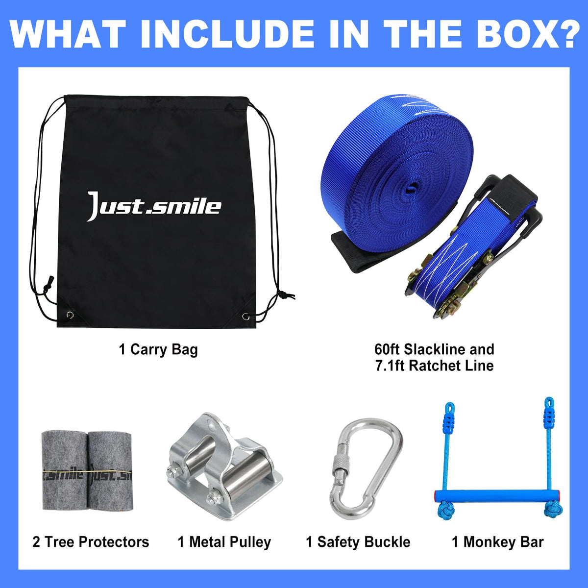 Just.smile slackline-zipline combo offers versatile backyard fun for all ages.