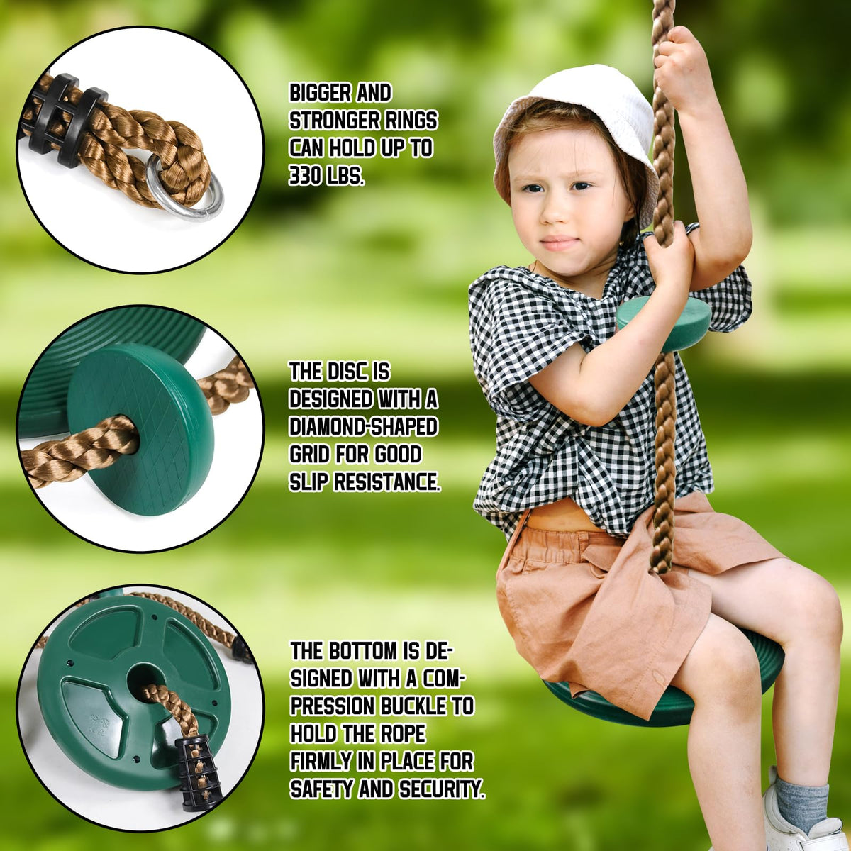 Just.smile tree protector and strap 4ft for tree-friendly, secure setup