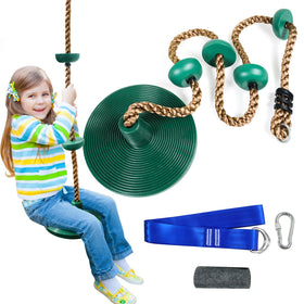 Just.smile tree swing for kids disc seat ready for backyard playtime