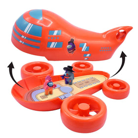 Just Toys Among Us airship detachable top demonstrates full cockpit access