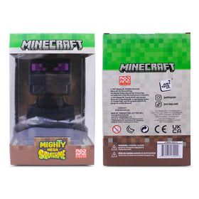 Just Toys LLC Minecraft Mighty Mega Squishme Ender Dragon packaging, ready gift for fans