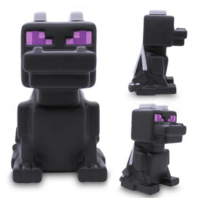 Just Toys LLC Minecraft Mighty Mega Squishme Ender Dragon wing closeup, detailed texture and scale