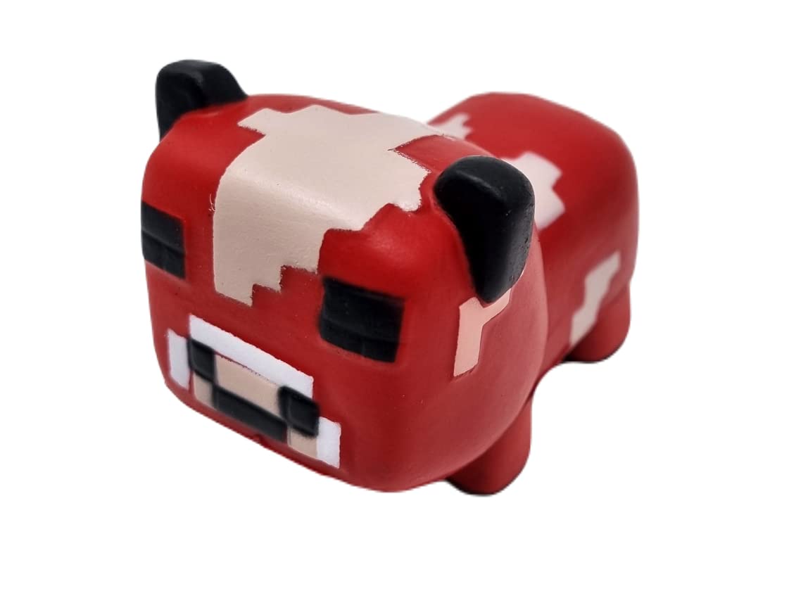 Just Toys Minecraft SquishMe Series 2 strawberry scent tag hints playful aroma.