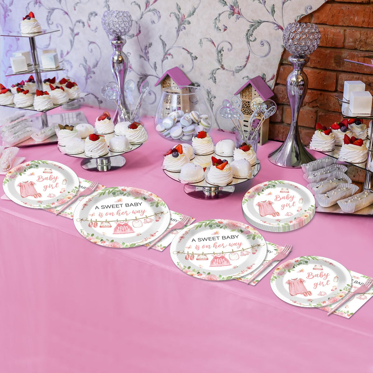 Justforjoyful 50-guest-party-set: complete party kit for up to fifty guests.