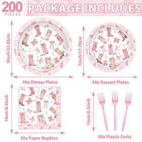 Justforjoyful coquette bow cowgirl napkins add softness and absorbency for quick messes.