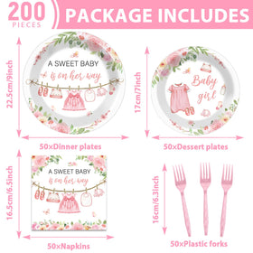 Justforjoyful dessert-plates-7in: convenient portions for treats at gatherings.