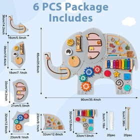 Justforjoyful elephant trunk detail promotes dexterity through trunk-based play.