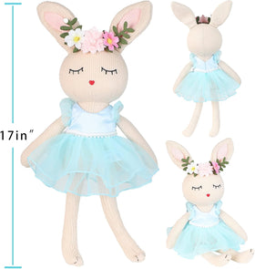 JUSTQUNSEEN Ballerina Doll ears-wreath close-up reveals charm.