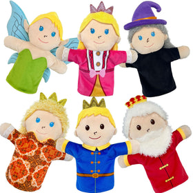 JUSTQUNSEEN elf puppet with wings for imaginative storytelling and play