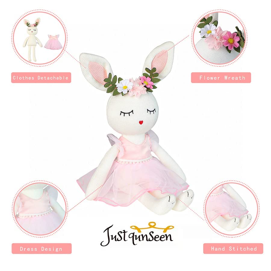 JUSTQUNSEEN Linda with flower wreath detail enhances gift appeal and display.