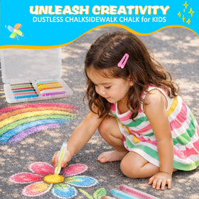 JustRed 24-color chalk sticks offer vibrant options for creative projects.