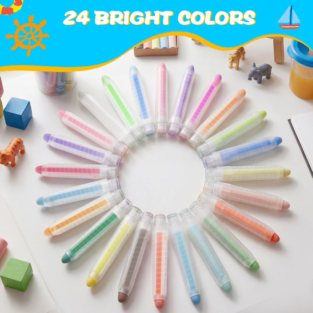 JustRed protective box storage keeps colors organized and easy to transport.