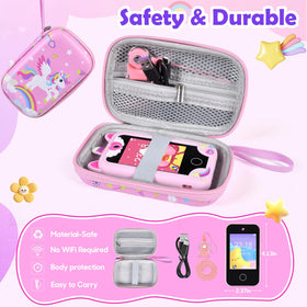 Jusvenmt Kids Phone 32GB memory card stores memories and stories.