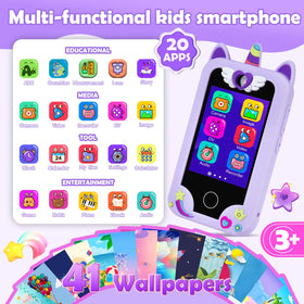 Jusvenmt Kids Smart Phone dual cameras encourage creative photos and storytelling.