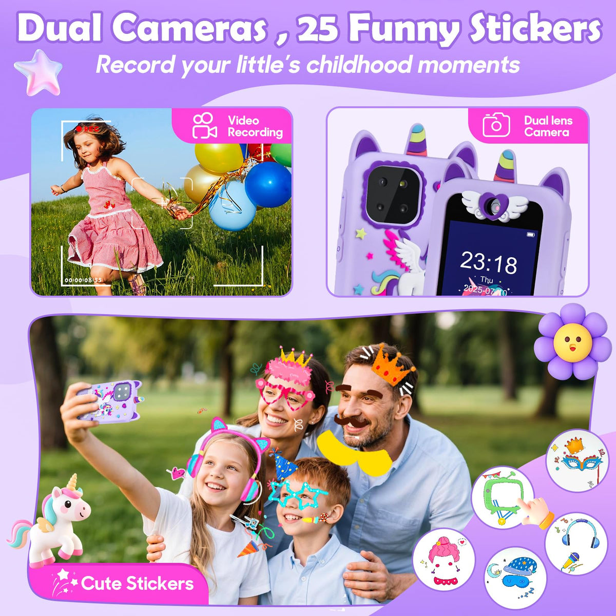 Jusvenmt Kids Smart Phone educational games grid boosts early learning and curiosity.