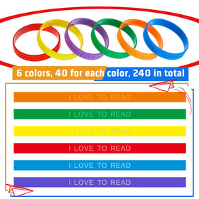 Six-color silicone wristbands by Jutom offer durable, comfortable incentive for classroom activities