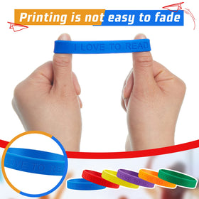 Jutom wristbands sized to fit kids comfortably during library sessions