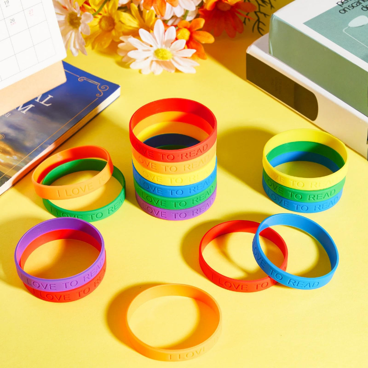 Vibrant colors from Jutom I Love to Read help students track progress