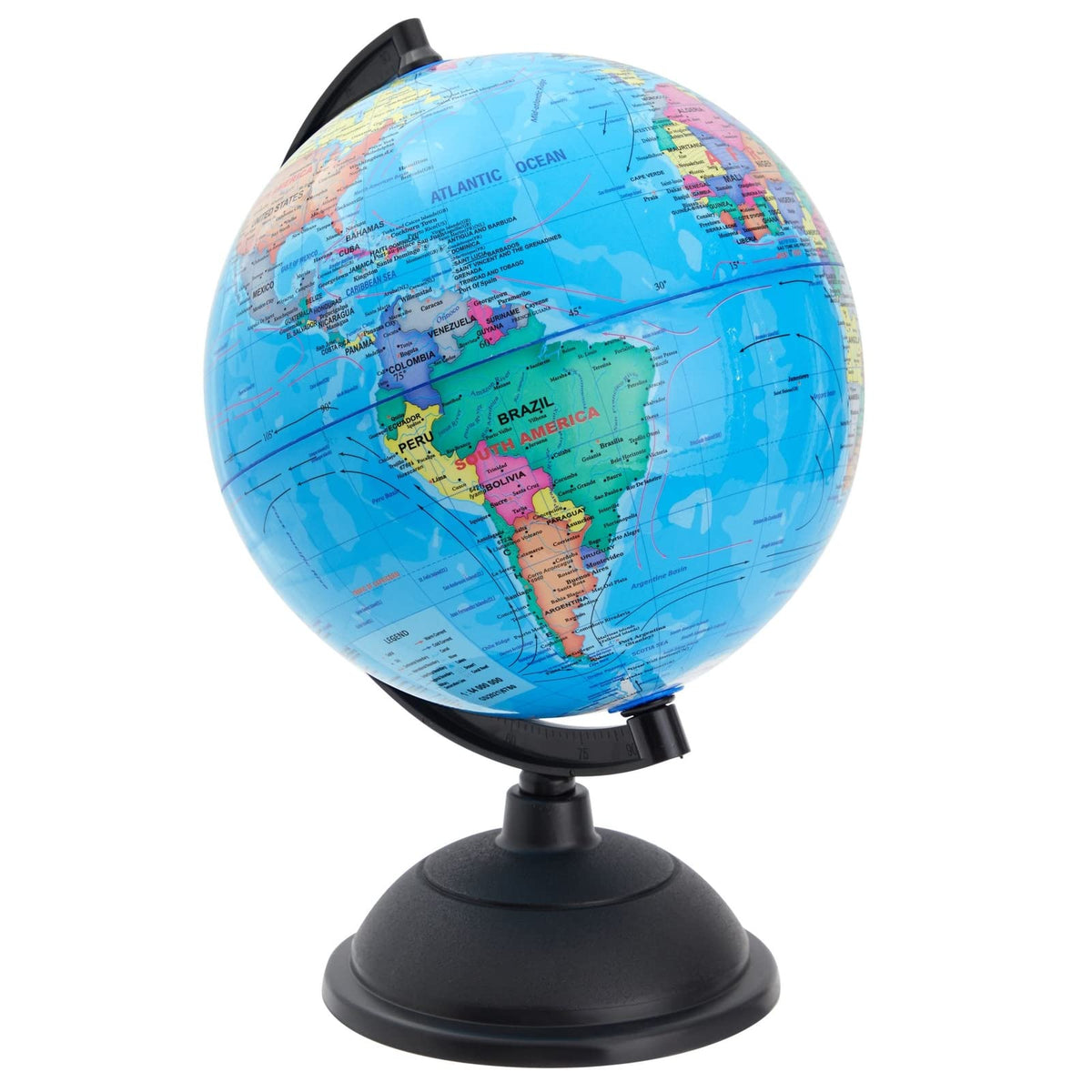Juvale compact 8-inch globe fits neatly on desks