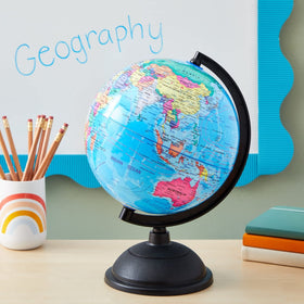Juvale detailed world map globe for children education purposes