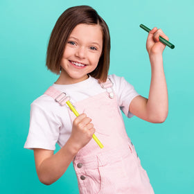 Juvale rhythm sticks for kids, multicolor, safe rounded edges for lively sessions.