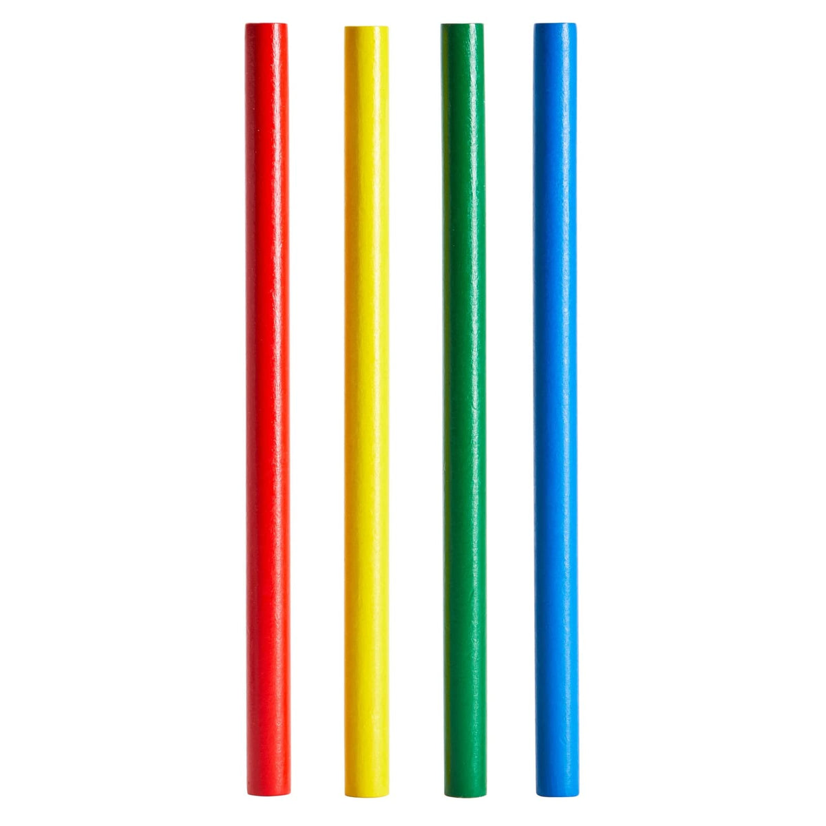Juvale rhythm sticks for kids, multicolor, safe for classroom use.